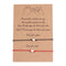 Two-Piece Fashion Multi-Element Couple Bracelets Adjustable Wax Rope Men'S And Women'S Friendship Bracelets Heart shape