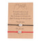 Two-Piece Fashion Multi-Element Couple Bracelets Adjustable Wax Rope Men'S And Women'S Friendship Bracelets Compass