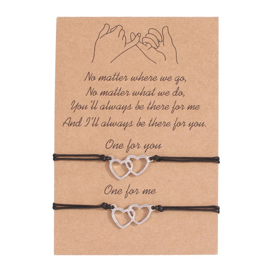 Pulseras de Amistad para Parejas - Ajustables con Cuerda de Algodón para Él y Ella - Image 7