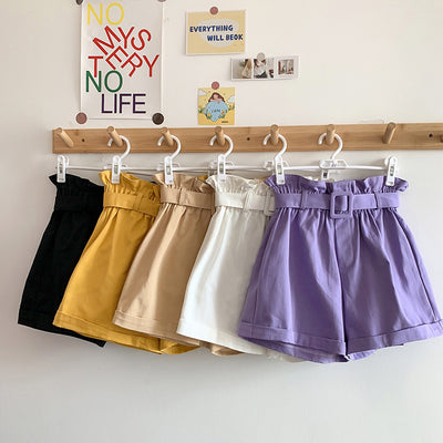 Shorts Casuales de Cintura Alta Ajustados - Image 3