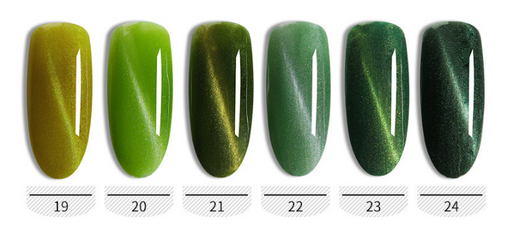Set de Adhesivo Gel Cat's Eye para Uñas de Fotocurado - Colores Trendy Profesionales - Image 7