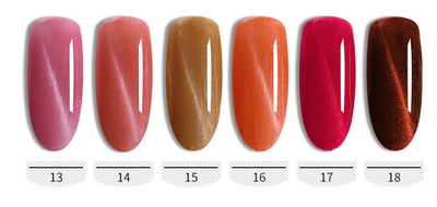 Set de Adhesivo Gel Cat's Eye para Uñas de Fotocurado - Colores Trendy Profesionales - Image 6