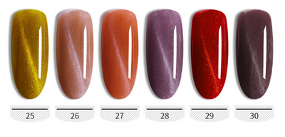 Set de Adhesivo Gel Cat's Eye para Uñas de Fotocurado - Colores Trendy Profesionales - Image 8
