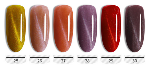 Set de Adhesivo Gel Cat's Eye para Uñas de Fotocurado - Colores Trendy Profesionales - Image 8