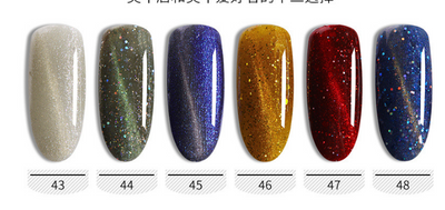 Set de Adhesivo Gel Cat's Eye para Uñas de Fotocurado - Colores Trendy Profesionales - Image 11