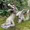 Estatua de Dragón Gótico para Jardín - Decoración Exterior Castillo y Foso