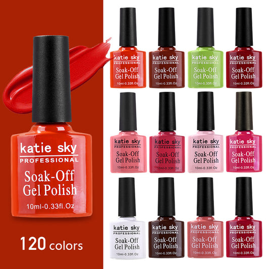 Kit de Adhesivo y Esmalte de Uñas en Gel - Fórmula Todo en Uno