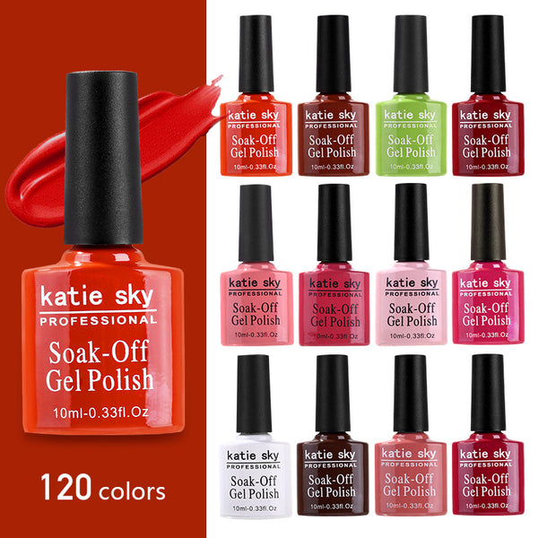 Kit de Adhesivo y Esmalte de Uñas en Gel - Fórmula Todo en Uno