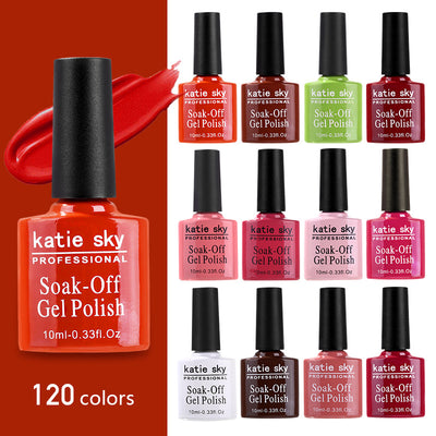 Kit de Adhesivo y Esmalte de Uñas en Gel - Fórmula Todo en Uno