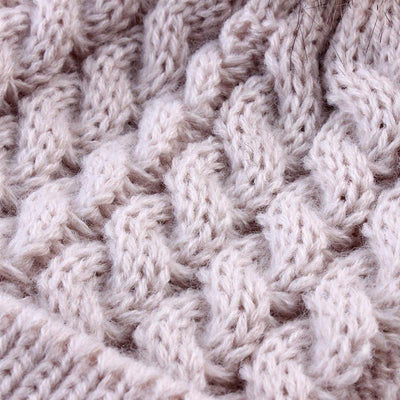 Gorro de Lana Cálido para Toda la Familia - Diseño Tejido Madre e Hijo - Image 9
