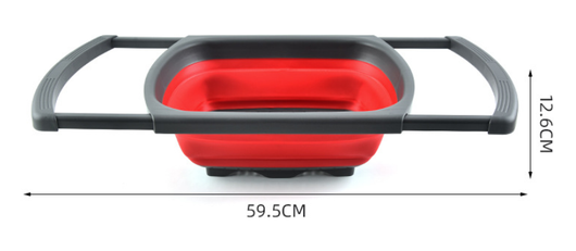 Colador Plegable de Silicona con Asas para Cocina - Filtro Retráctil Multifunción - Image 10