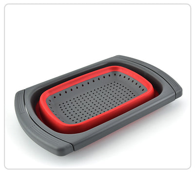 Colador Plegable de Silicona con Asas para Cocina - Filtro Retráctil Multifunción - Image 11