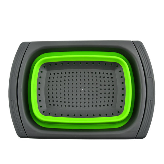 Colador Plegable de Silicona con Asas para Cocina - Filtro Retráctil Multifunción - Image 4