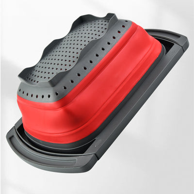 Colador Plegable de Silicona con Asas para Cocina - Filtro Retráctil Multifunción - Image 8