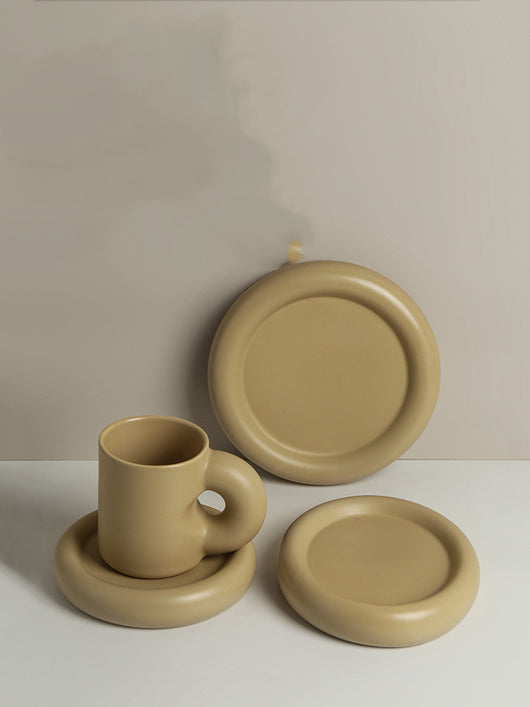 Taza Cerámica Nórdica con Asa Ergonómica - Set de Tazas para Café y Bebidas - Image 23