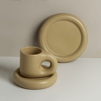 Taza Cerámica Nórdica con Asa Ergonómica - Set de Tazas para Café y Bebidas - Image 26