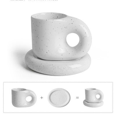 Taza Cerámica Nórdica con Asa Ergonómica - Set de Tazas para Café y Bebidas - Image 12