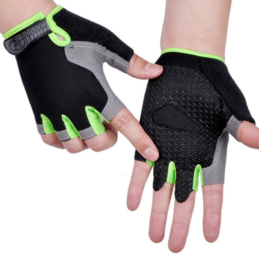 Guantes de Ciclismo Antideslizantes Antisudor Dedos Cortos Hombre Mujer - Image 4