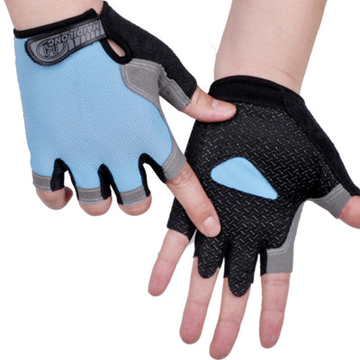 Guantes de Ciclismo Antideslizantes Antisudor Dedos Cortos Hombre Mujer - Image 3