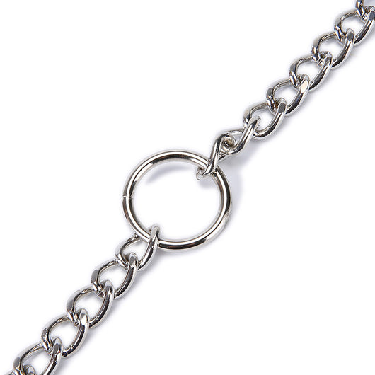 Collar Doble para Perro con Cadena de Aleación Cromada - Correa de Tracción Dual - Image 3