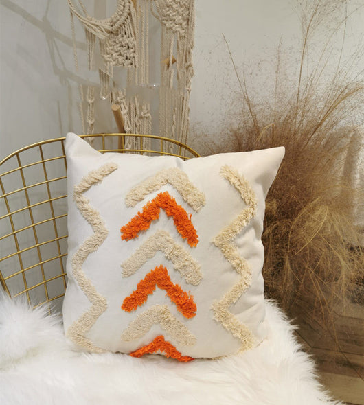 Funda de Almohada Decorativa Nórdica con Patrón de Puntos Marroquí - Image 4