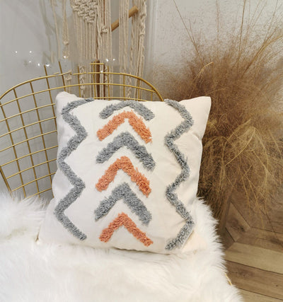 Funda de Almohada Decorativa Nórdica con Patrón de Puntos Marroquí - Image 2