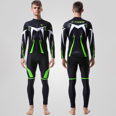 Conjunto de Jersey de Ciclismo Manga Larga Secado Rápido para Ruta y Montaña - Image 7
