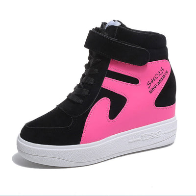 Zapatillas Deportivas Altas con Plataforma Invisible - Estilo Coreano para Mujer - Image 4