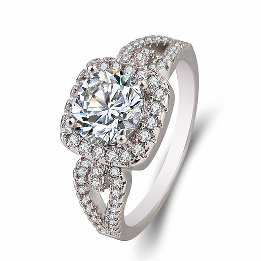 Anillo Corazón de Diamante Simulado para Mujer - Image 7