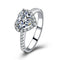Anillo Corazón de Diamante Simulado para Mujer