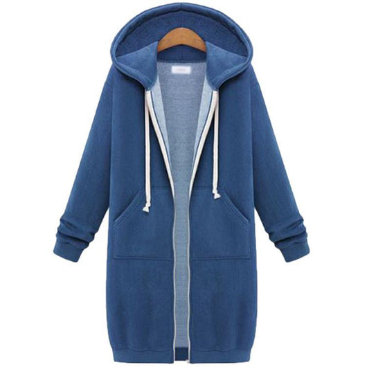 Abrigo Sudadera Térmica con Capucha para Mujer - Tela Gruesa de Invierno - Image 2