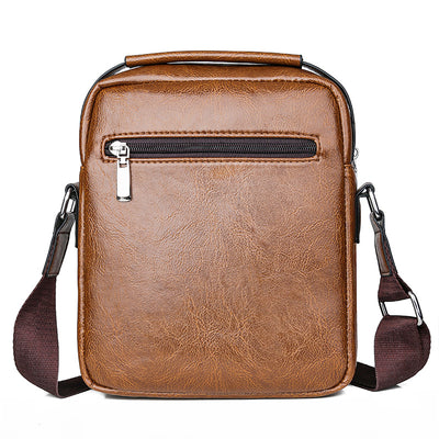 Bolso Mensajero Vertical de Cuero PU - Cartera Ejecutiva de Moda - Image 10