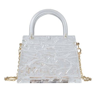 Bolso Mensajero Transparente de Acrílico Efecto Hielo - Image 14
