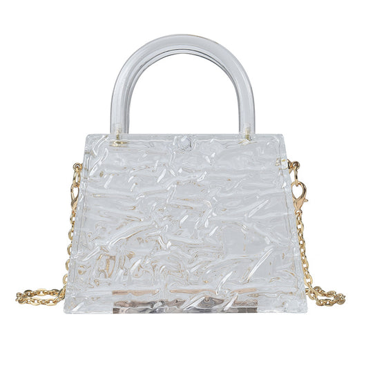 Bolso Mensajero Transparente de Acrílico Efecto Hielo - Image 14