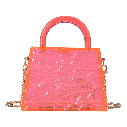 Bolso Mensajero Transparente de Acrílico Efecto Hielo - Image 16