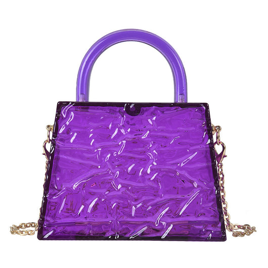 Bolso Mensajero Transparente de Acrílico Efecto Hielo - Image 4