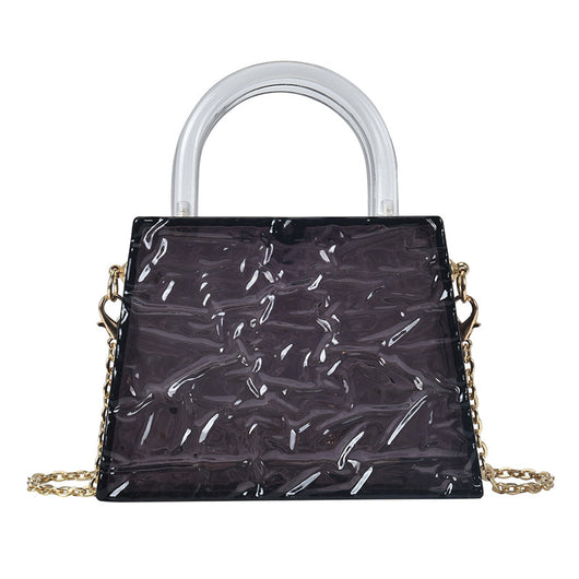 Bolso Mensajero Transparente de Acrílico Efecto Hielo - Image 7