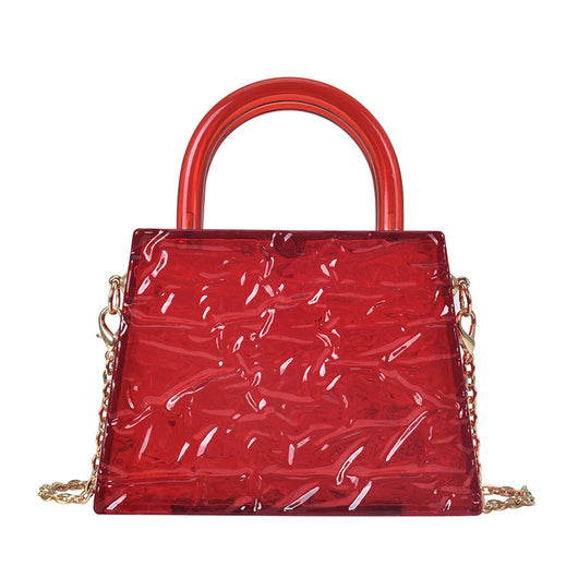 Bolso Mensajero Transparente de Acrílico Efecto Hielo - Image 3