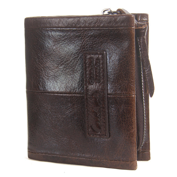 Billetera de Cuero Vintage para Hombre