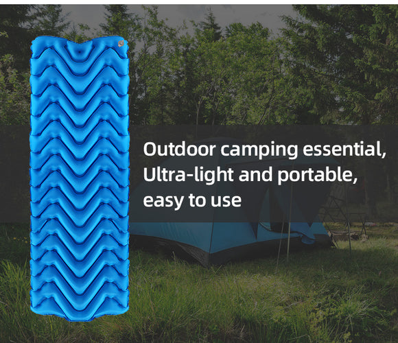 Colchoneta Inflable Ultra Ligera para Camping - Aislante Impermeable Portátil