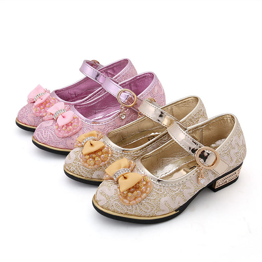 Zapatos de Cuero para Niñas Estilo Princesa Coreano - Image 5