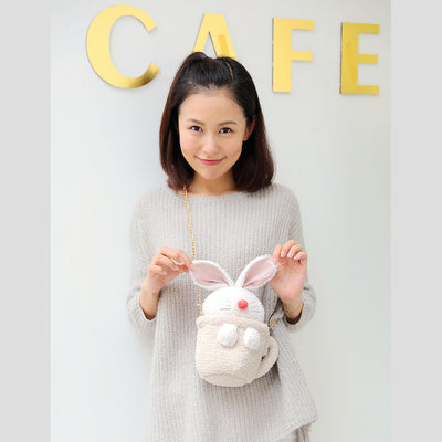 Bolsa Mensajera Conejo Peluche en Taza - Image 7