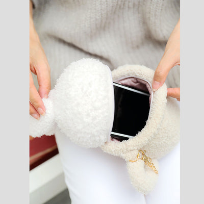 Bolsa Mensajera Conejo Peluche en Taza - Image 8