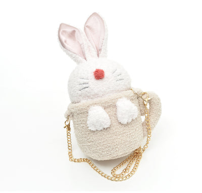 Bolsa Mensajera Conejo Peluche en Taza - Image 14