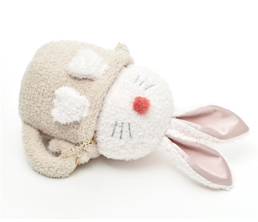 Bolsa Mensajera Conejo Peluche en Taza - Image 3