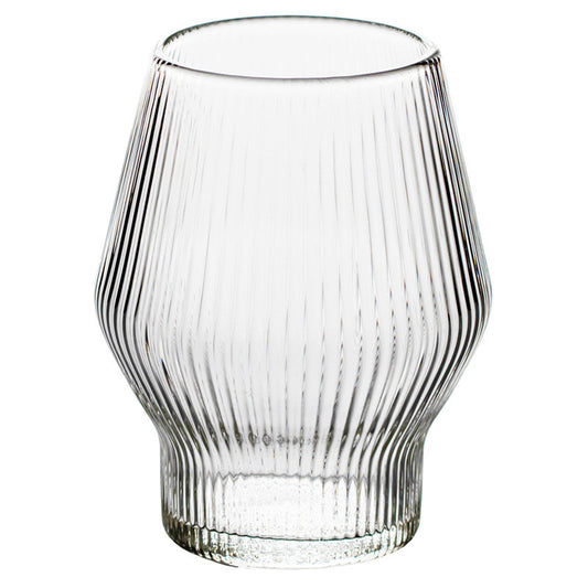 Copa de Whiskey Estilo Japonés con Patrón Vertical