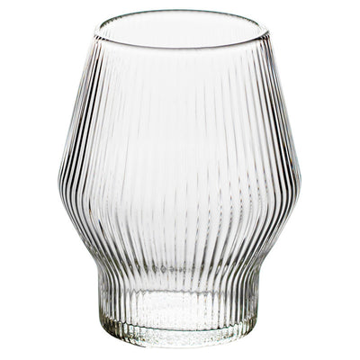 Copa de Whiskey Estilo Japonés con Patrón Vertical