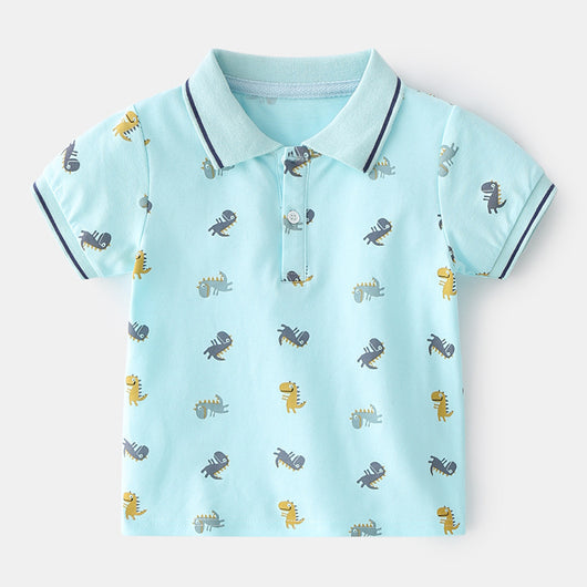 Playera de Verano para Niño con Diseño Cartoon - Manga Corta Cómoda - Image 2