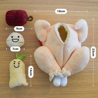 Juguete Interactivo para Perros con Sonido - Sopa de Pollo Coreana Ginseng - Image 6