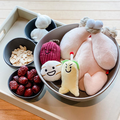 Juguete Interactivo para Perros con Sonido - Sopa de Pollo Coreana Ginseng - Image 10
